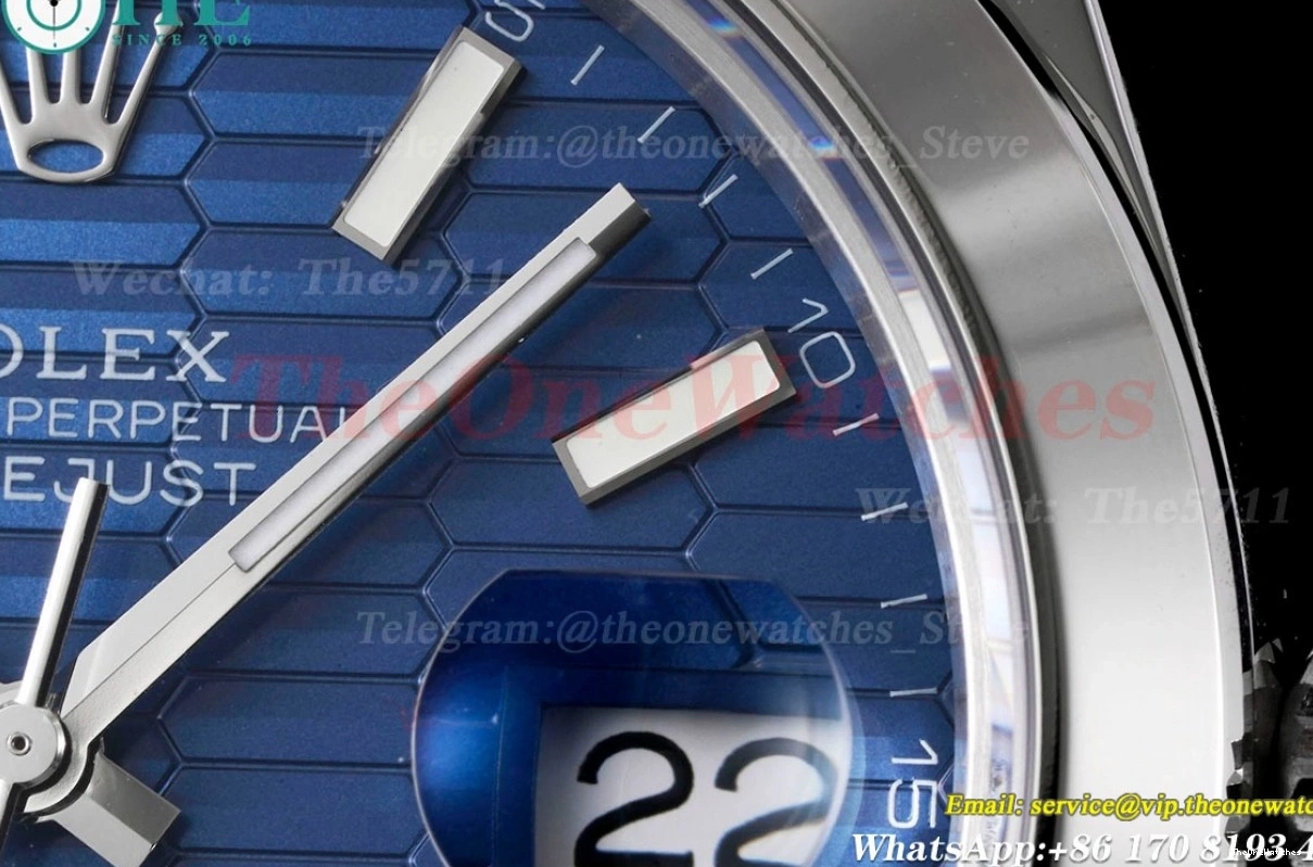 41mm SS Blue 904L VR3235 Stk Datejust King 126300 Jubilee SS 0412